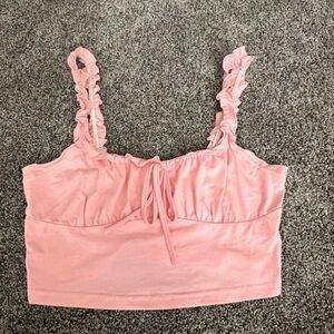 Shein Pink Crop Top Size Medium 0249